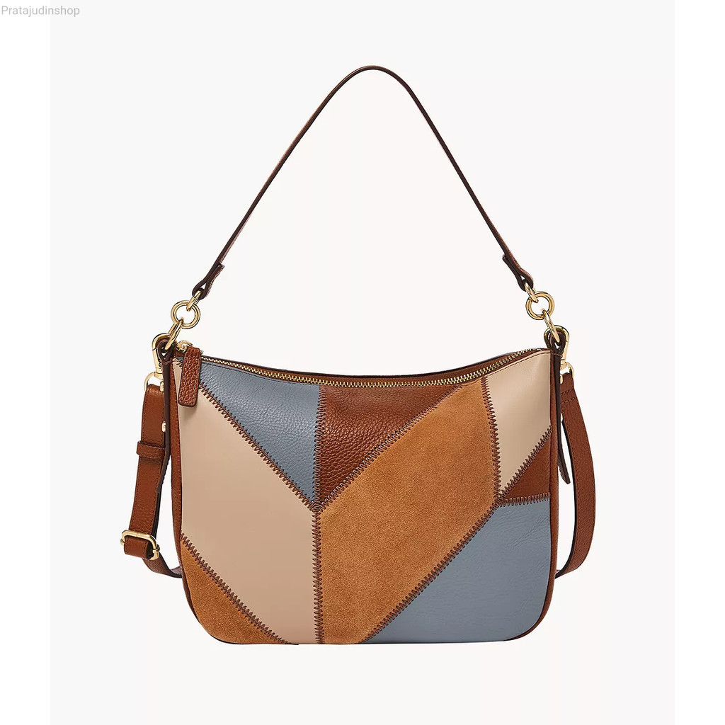 Fossil Jolie Leather Crossbody Bag Patchwork Tas Selempang ZB11200-186