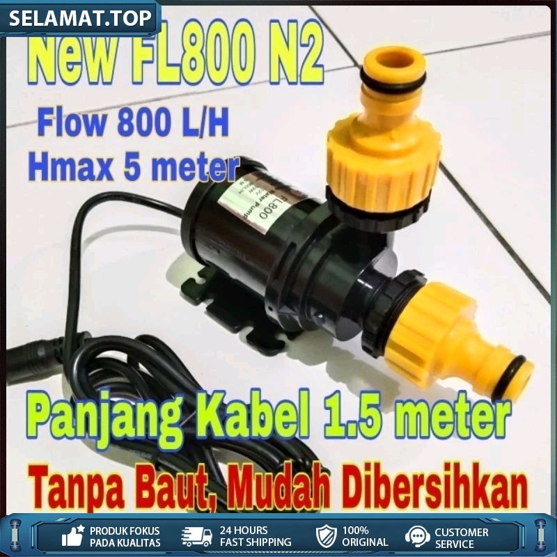 Pompa Air Celup Mini FL800 A Pompa DC 12V 800L/H