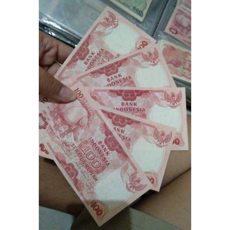 (READY STOK) Uang Kuno rp100 atau 100 badak thn 1977 (TERLARIS)