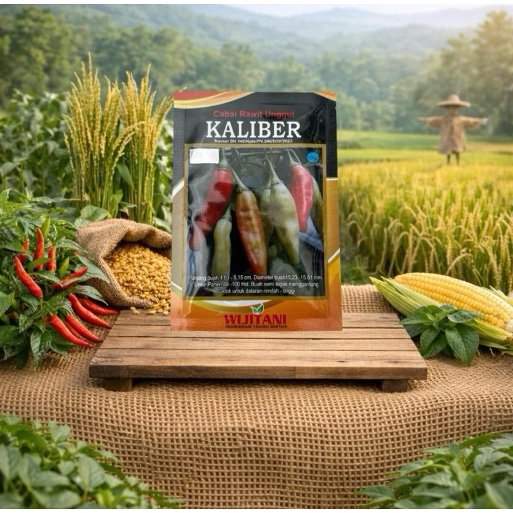 Benih Cabe Rawit Kaliber cabai kaliber 10 Gr kemasan pabrik original