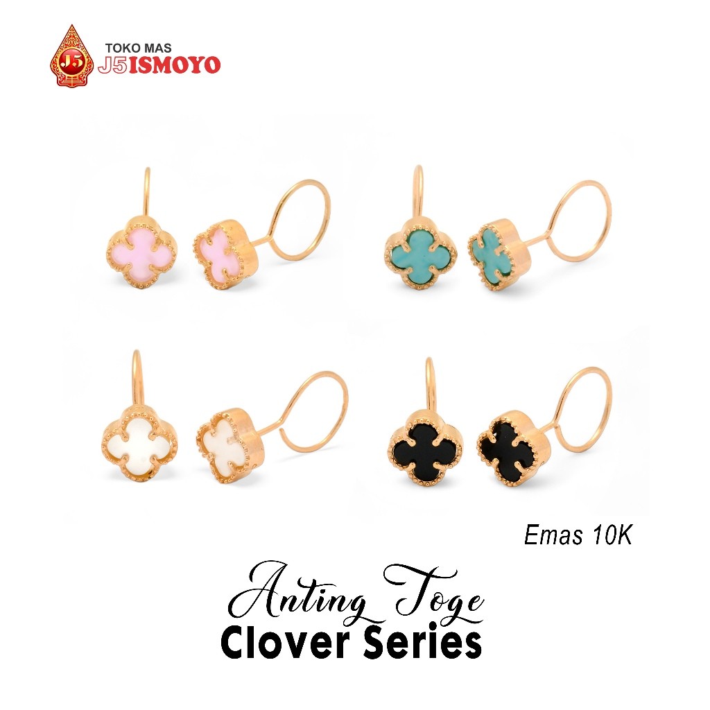 Anting Emas Toge Clover J5 Ismoyo