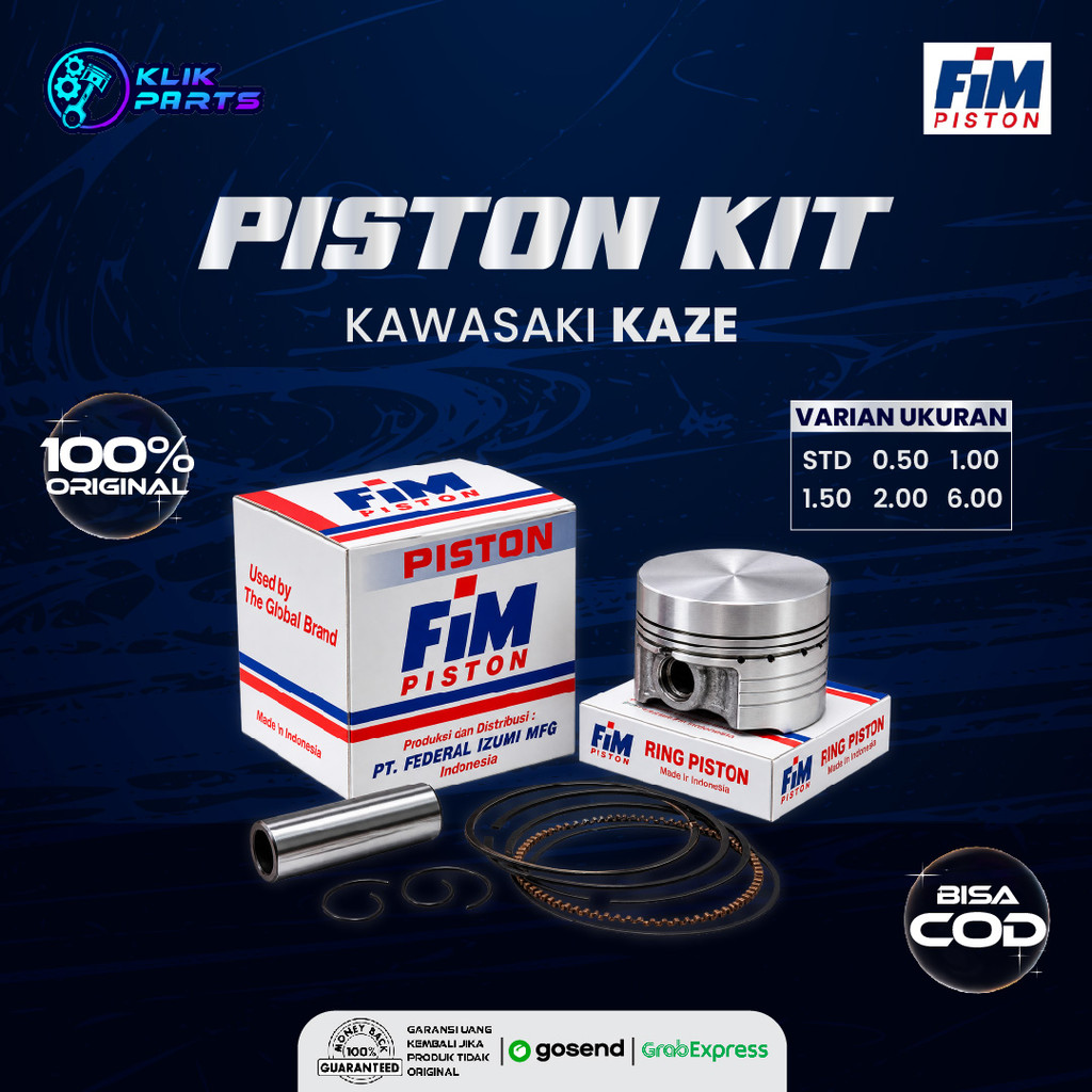 FIM Piston Kit Kawasaki Kaze