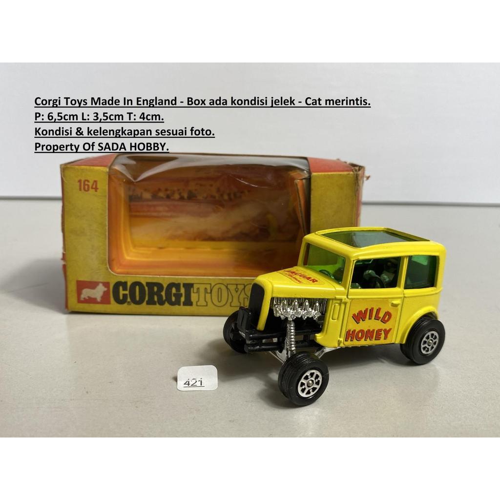 Corgi Toys Ison Bros 'Wild Honey' Dragster Yellow