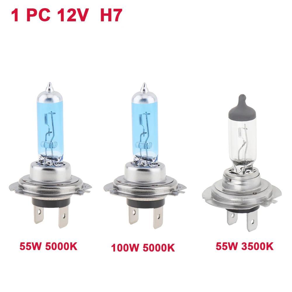 1PC H7 Halogen Bulbs 12V 55W  100W  Car Halogen Lamp with Super Bright, Auto Front Headlight Fog Bul