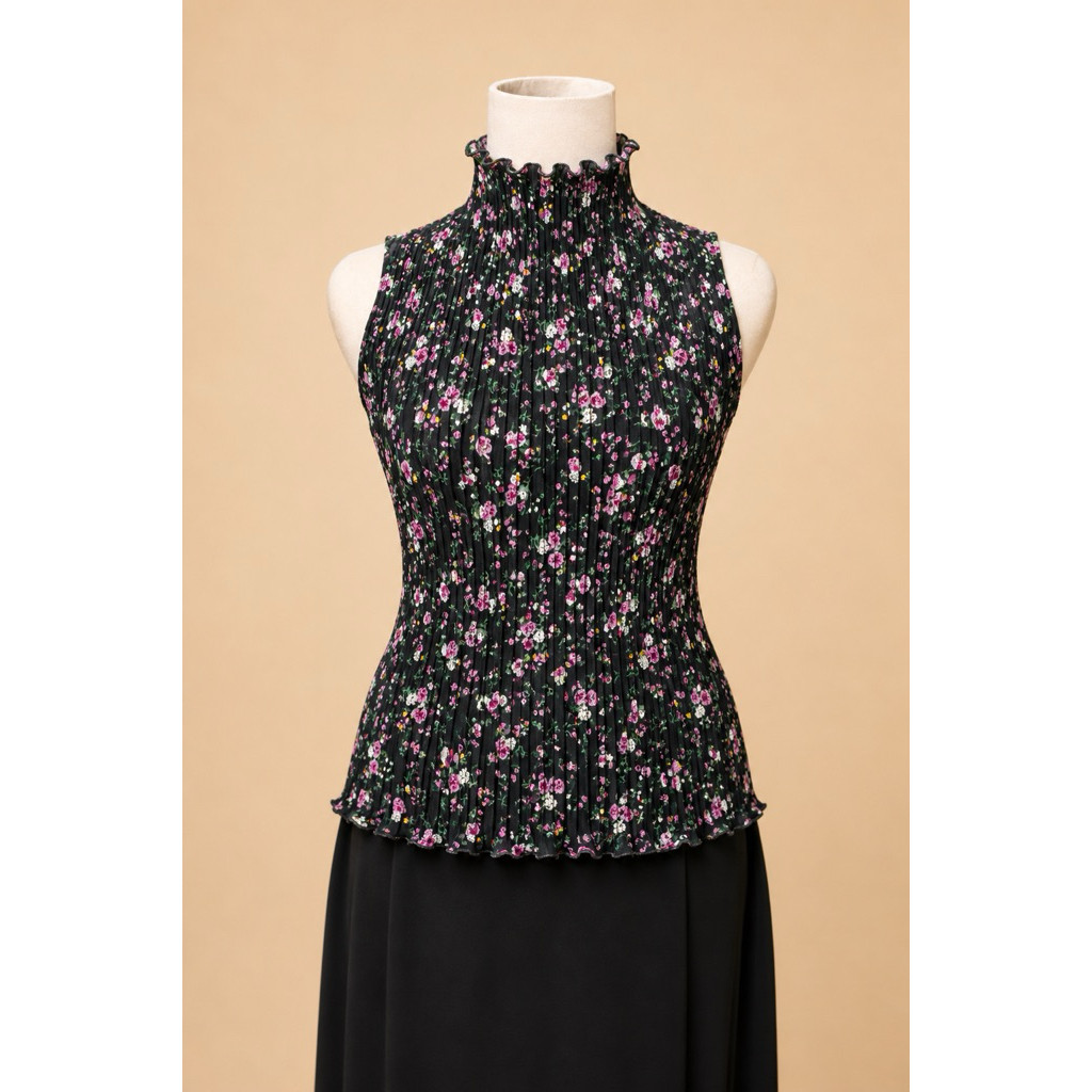 VOL 2 READY STOCK - Pleats top atasan plisket motif pleated pleatsi 8.31