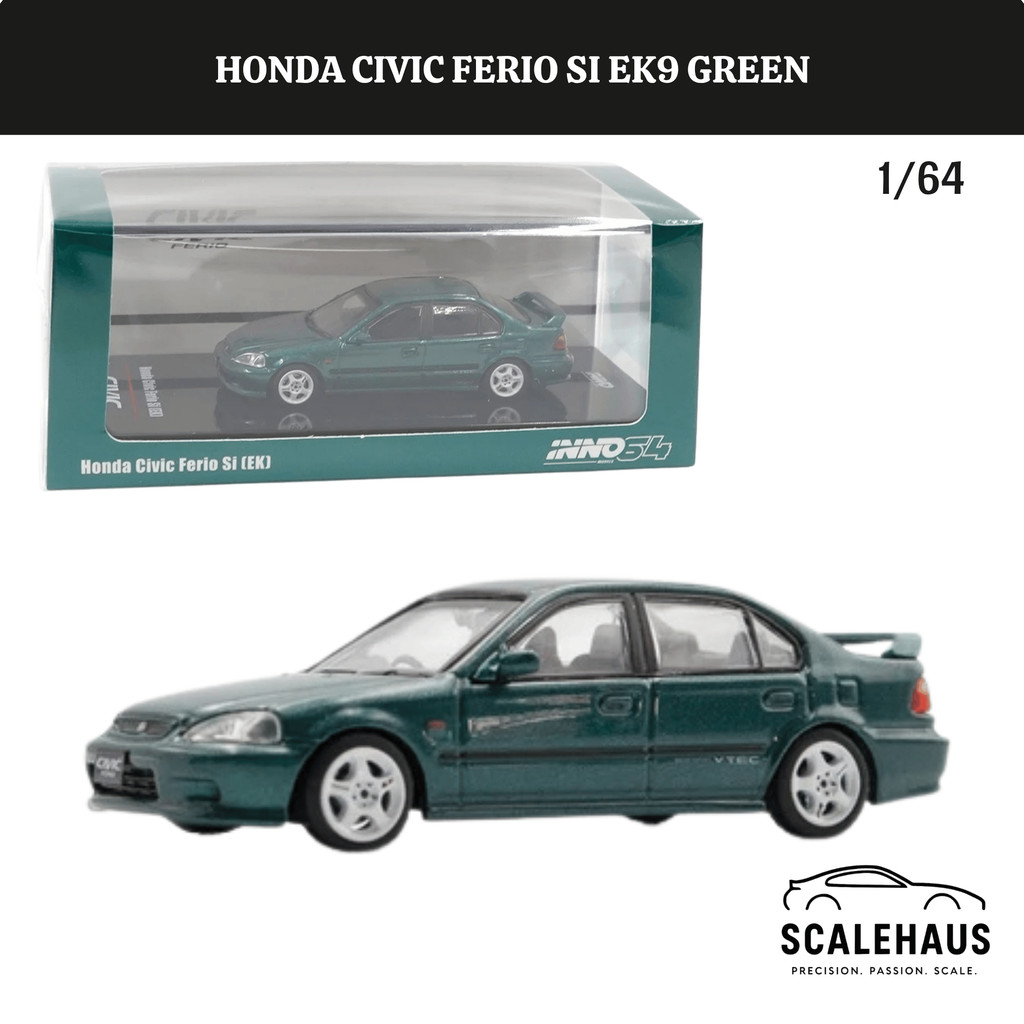 Inno 1/64 Honda Civic Ferio Si EK9 Green