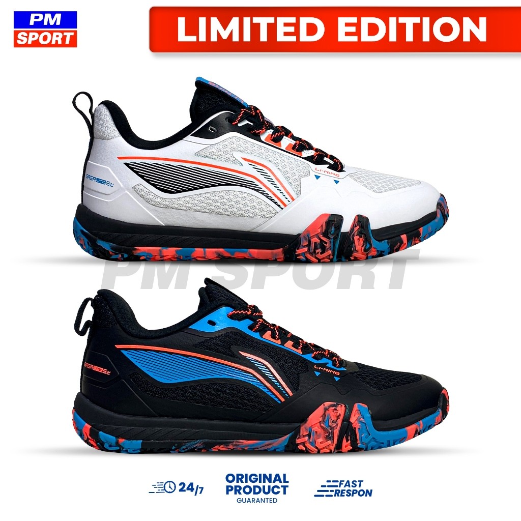 SEPATU BADMINTON LINING SAGA LITE S2 NEW 2026 LIMITED EDITION EXCLUSIVE RELEASE AT PM SPORT BULUTANG