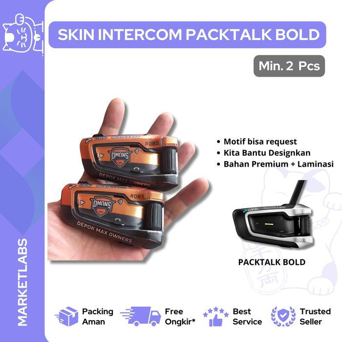 Stiker skin packtalk bold / garskin packtalk (bebas design) - Chrome