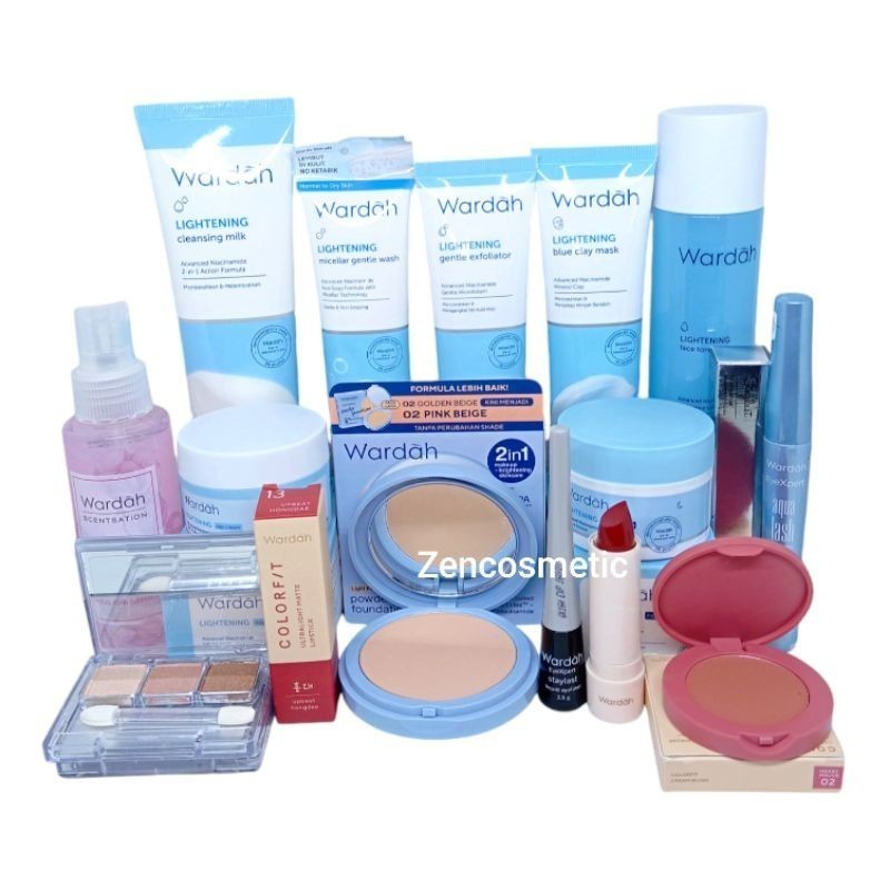 Wardah Paket Seserahan Komplit/ Wardah Hantaran nikah lengkap/ Wardah Parsel
