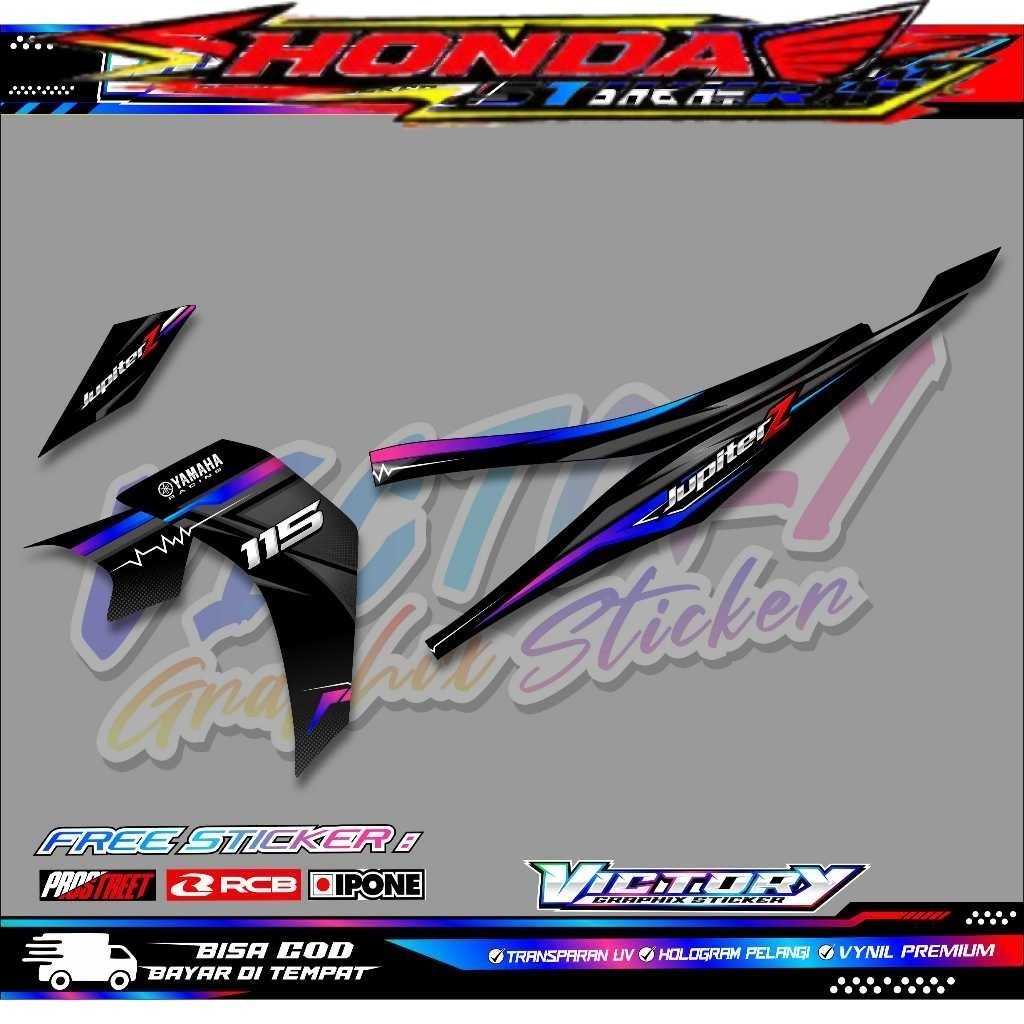 Striping Variasi Motor Jupiter Z Robot / Sticker List Variasi Yamaha Jupiter Z Robot