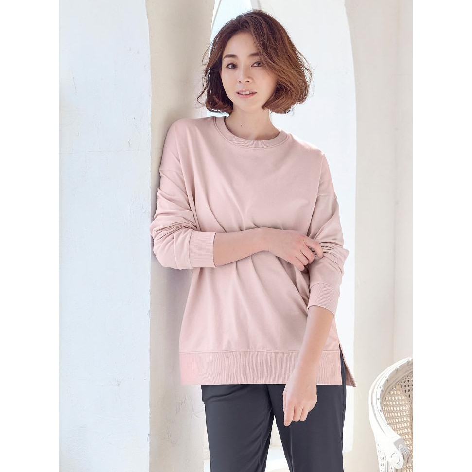 Mono NY Oversized Terry Sweatshirt STL weatshirt Lengan Panjang Wanita