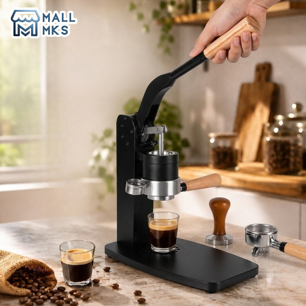Mesin Kopi Espresso Manual Hand Press Planetary Gear Reduction