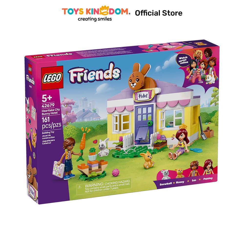 Toys Kingdom LEGO Friends Heartlake City Bunny Hotel Set 161 pcs 42679 - Mix Balok Susun Building Bl