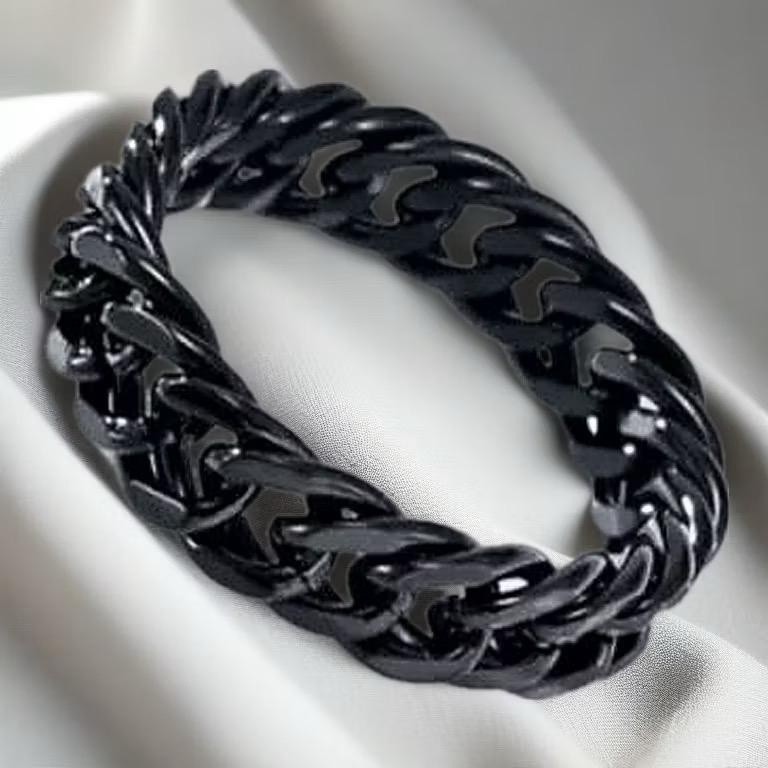 cincin rantai titanium pria dan wanita anti luntur model cincin rantai