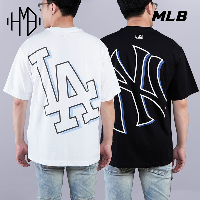 (COD) MLB Korea Mega Logo V2 Tee NY Yankees LA Dodgers Boston Red Sox