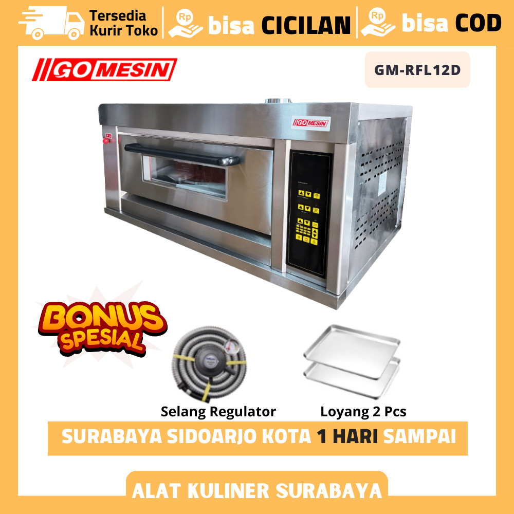 GETRA RFL 12GD GAS OVEN 1 DECK 2 TRAY OVEN PEMANGGANG