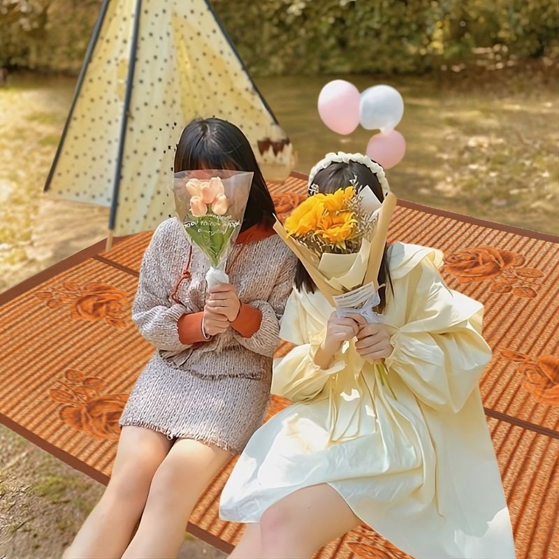 ARFSHOP Tikar Lipat Bambu Alas Tidur Ukuran 180CM 160CM 120CM Lipat Alas Kasur Pendingin Alas Bambu 