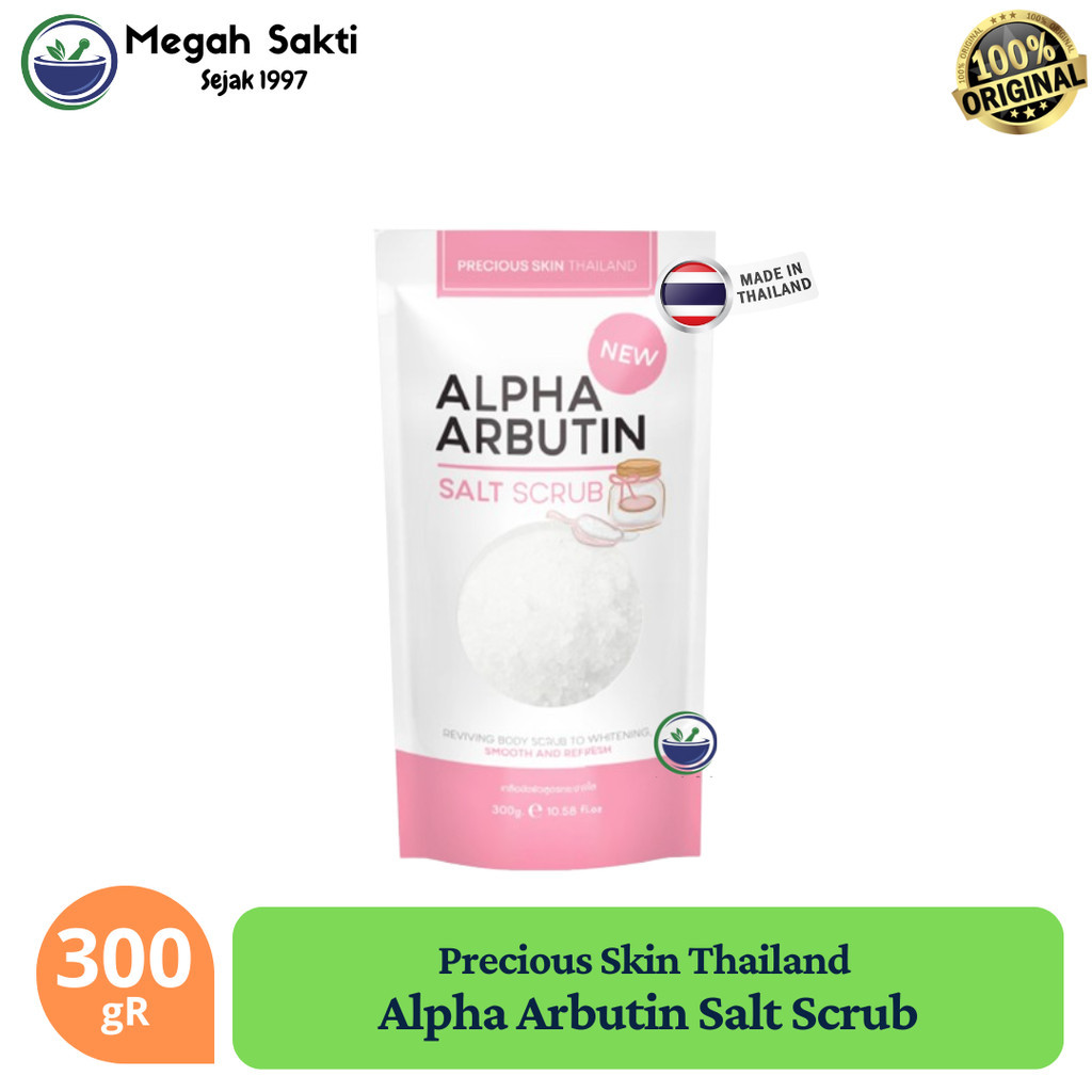 MGS - Alpha Arbutin 3+++ Collagen Salt Scrub 300 gR dari Precious Skin Thailand | Exfoliasi Lulur Me