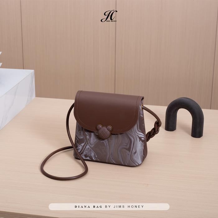 Jims Honey - Diana Bag - Sling Bag Tas Selempang Wanita - Brown