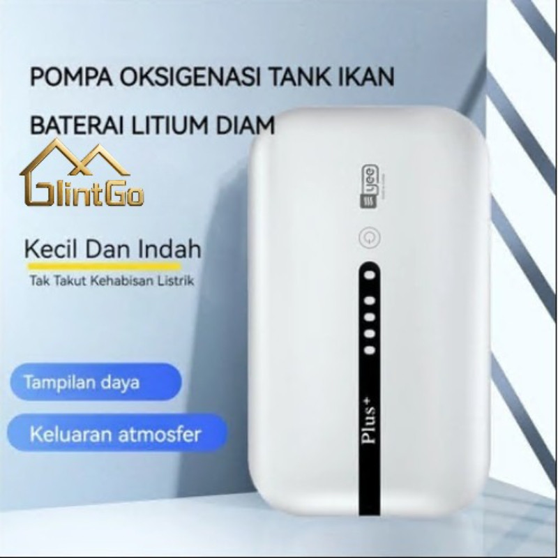 Aerator Pump Pompa Udara Air Pump Aquarium AC DC / ACDC Pompa Gelembung Hemat Daya Tanpa Suara