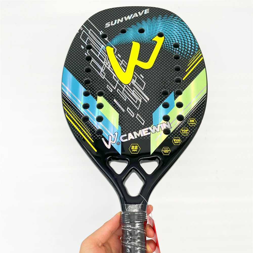 CAMEWIN SUNWAVE Raket Tenis Pantai 3K Carbon Fiber 2.2cm Thick 325g - 4009 -FG37