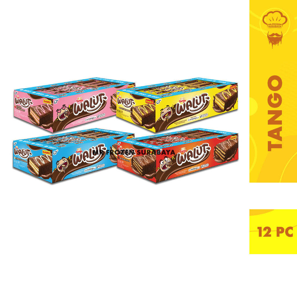 Tango Walut Wafer Bersalut BOX isi 12 pc