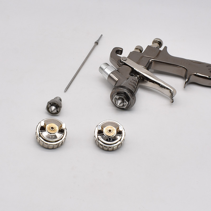 Spray Gun AUARITA MP-500 1.3/1.7mm LVLP spray gun MP500 Car Painting Gun with Adapter and Mix Tank W