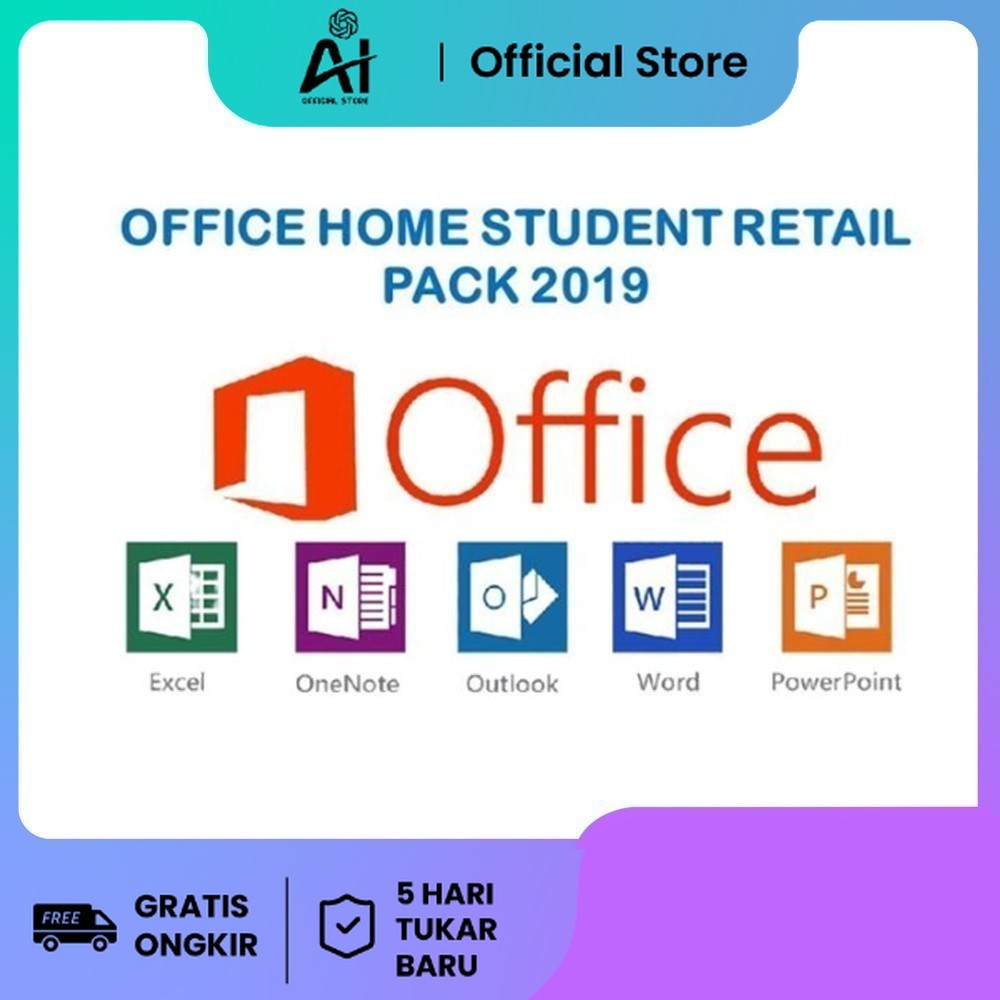 MICROSOFT OFFICE OHS 2019/2021 LISENSI 100 % ORIGINAL PERMANENT PACK