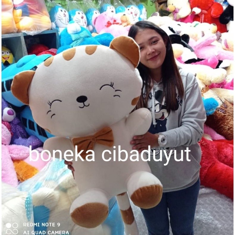 MAGELJAYA Boneka Kucing Korea Jumbo Kucing Keberuntungan Lucu