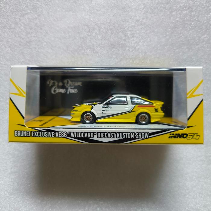 INNO64 TOYOTA SPRINTER TRUENO AE86 BRUNEI EXCLUSIVE AE86 WILDCARD BEST