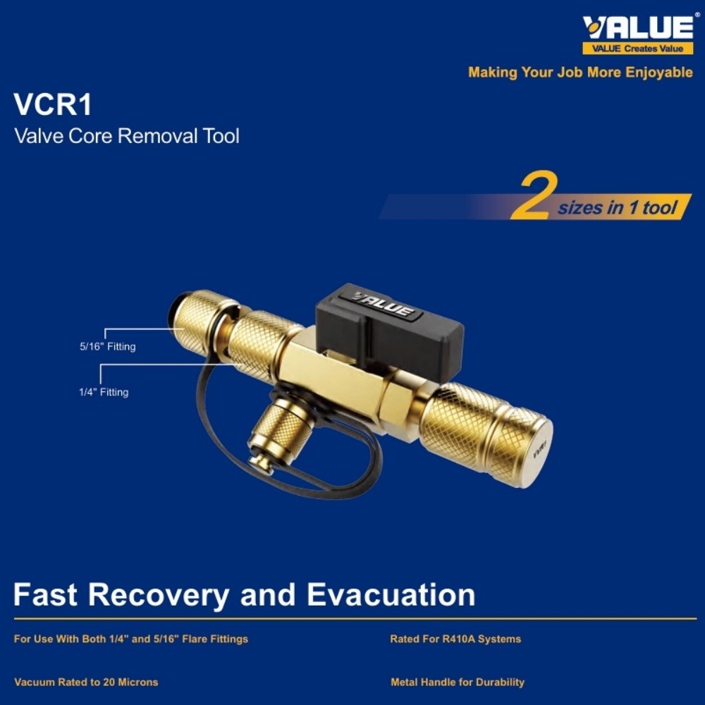 Valve Core Removal Tool VALUE VCR1