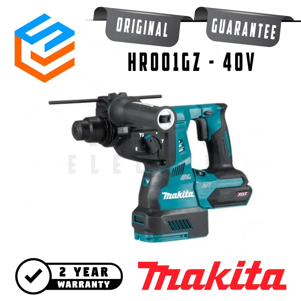 Makita Cordless Baterai Rotary Hammer Drill Mesin Bor Beton 40V + Unit Only - HR001GZ