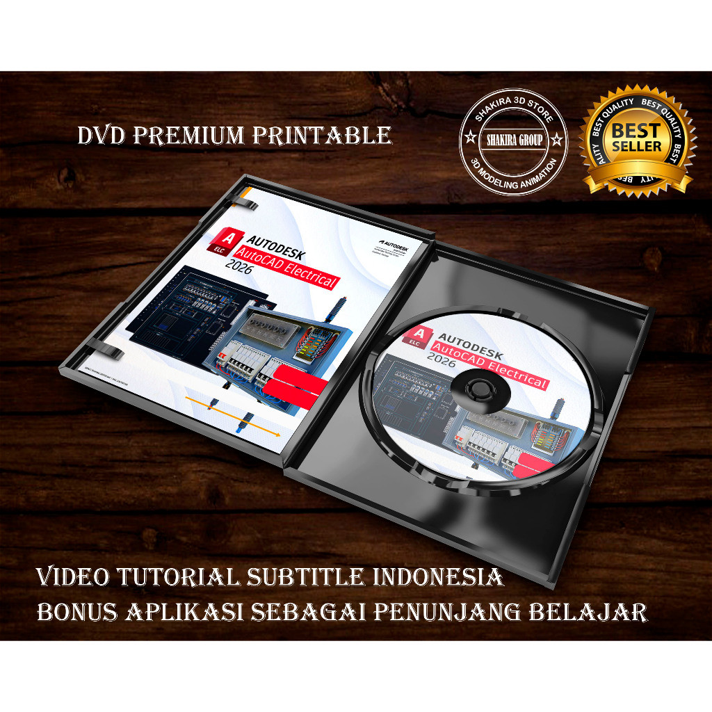 AutoCAD Electrical plus Video Tutorial Mastering SUBTITLE BAHASA INDONESIA DVD 2015 2016 2017 2018 2