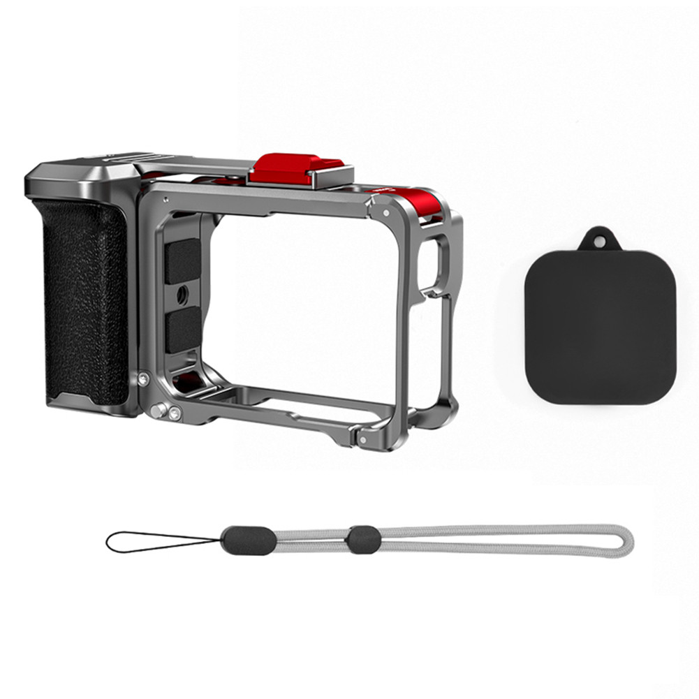 For Insta360 Ace Pro 2 Xplorer Grip Kit Street Photography Handle Grip Camera Metal Frame Case With 