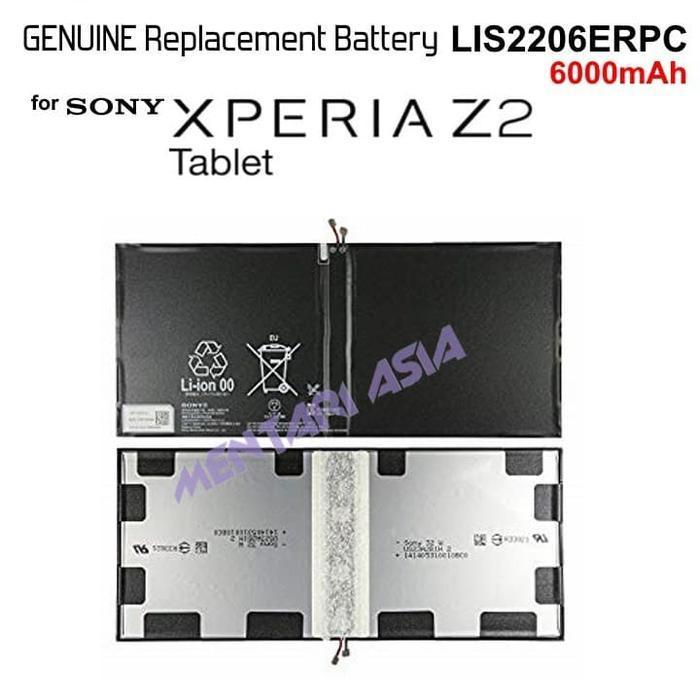 (Jaya Accesories) Battery SONY Xperia Z2-TABLET LIS2206ERPC - GENUINE SONY 6000mAh