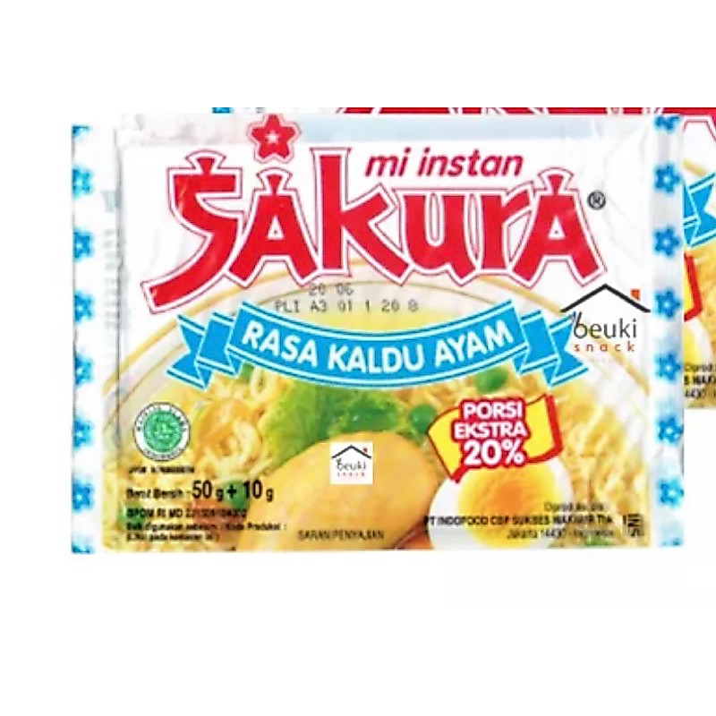 Mie Sakura kuah rasa kaldu ayam