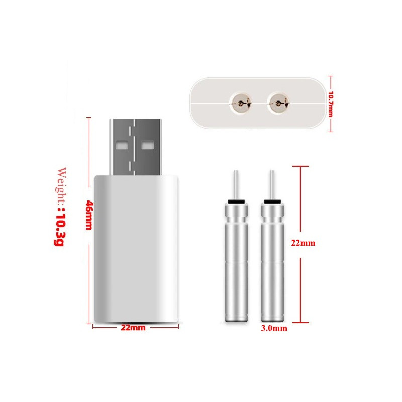 CR322 Rechargeable for Luminous Fishing Floats 2 Hole CR322 Set For LED Electric Buoy Fit for Charge