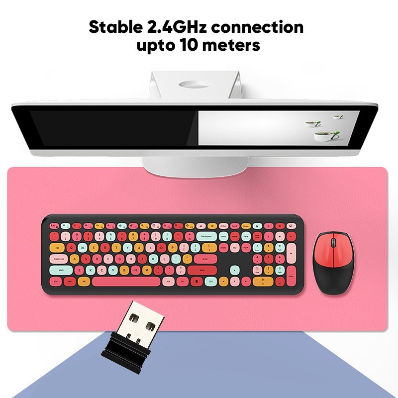 MOFii Keyboard Mouse Set 2.4G Wireless 666