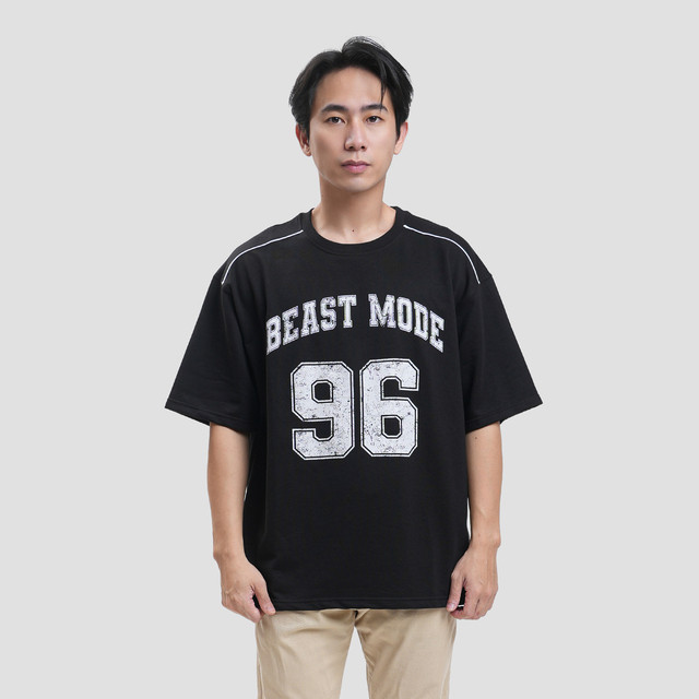 Nevada Babyterry Varsity Look Number 96 Kaos Oversize Pria 123561727