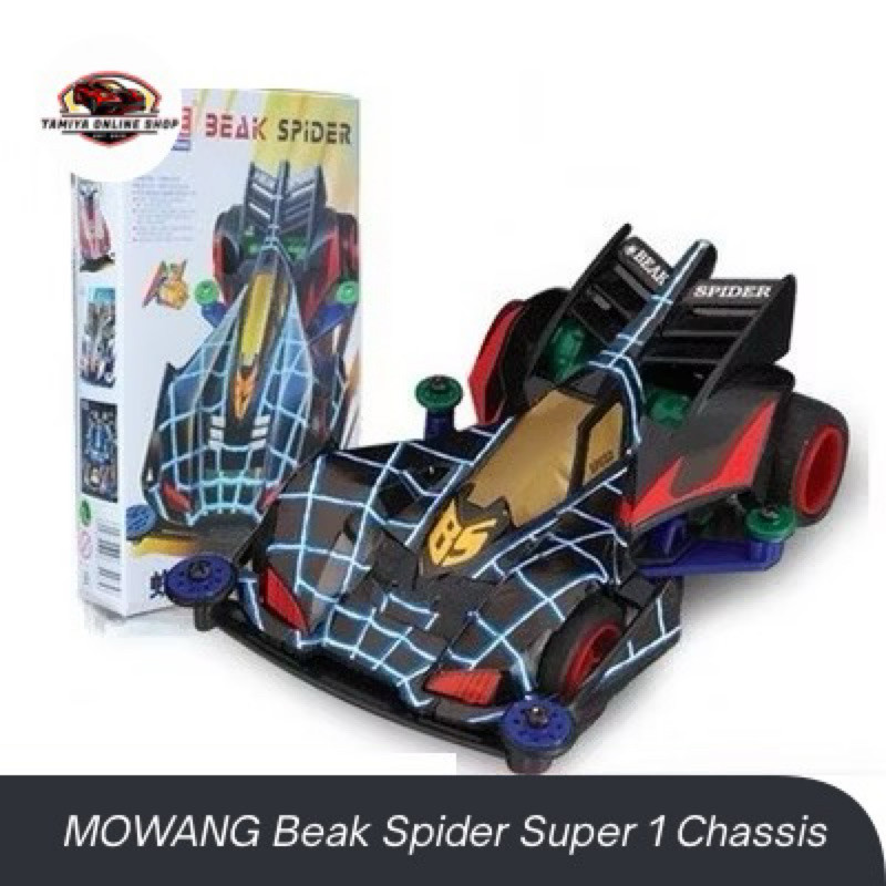 Tamiya MOWANG BEAK SPIDER Mini4WD Super 1 Chassis Let's and Go Series