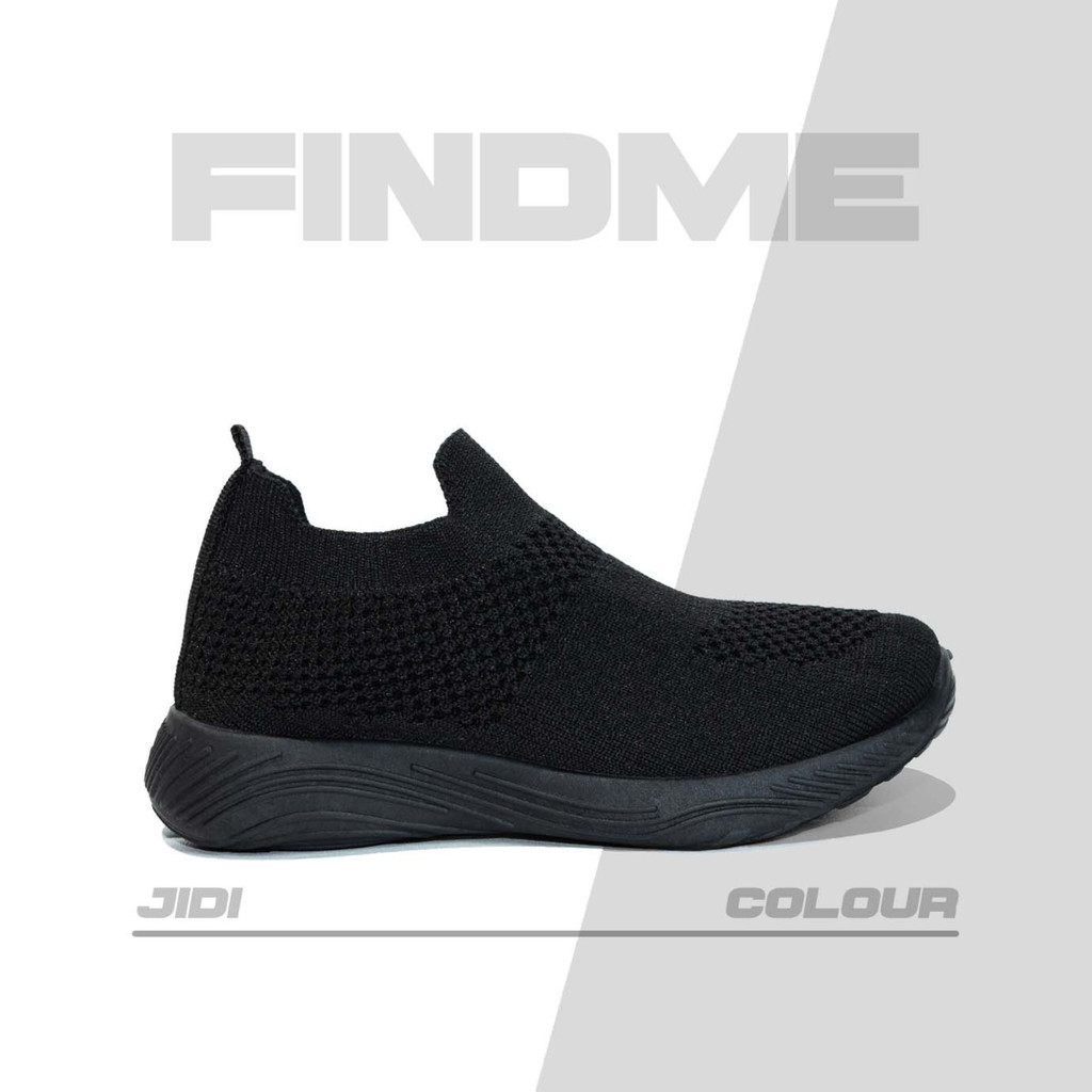 FINDME 25-40 Jidi Sepatu Sneakers Anak Kekinian Simpel Praktis Cocok Nyaman Dipakai Sekolah Travel F