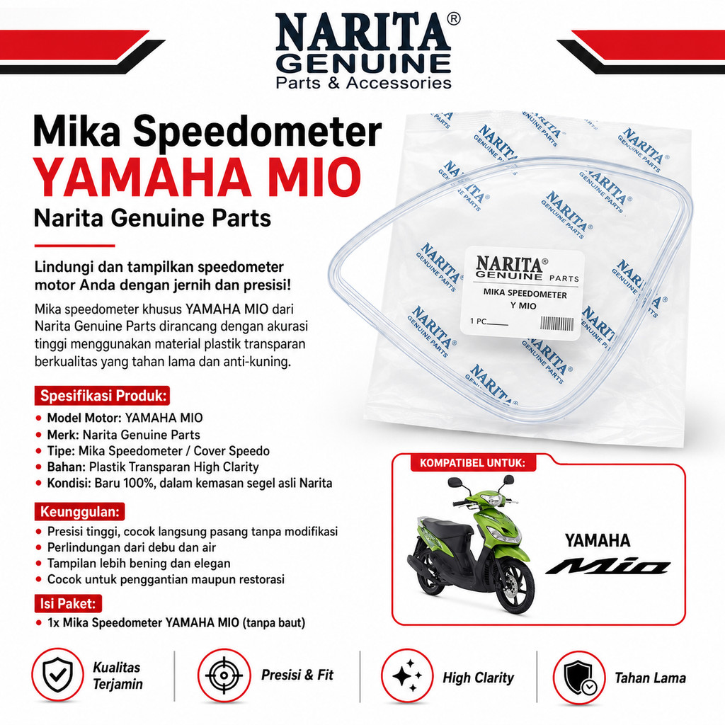 Mika Speedometer YAMAHA MIO – Narita Genuine Parts
