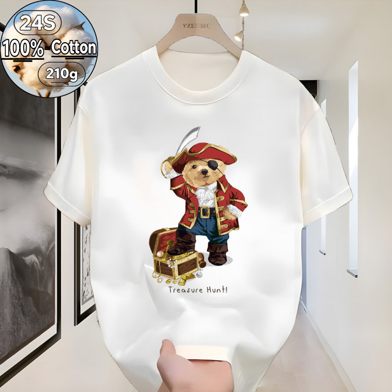 * COD * Kaos Polos Premium Mleyot Nyaman Motif Teddy Cross Arms Depan Truk Klasik Tulisan Street Kin