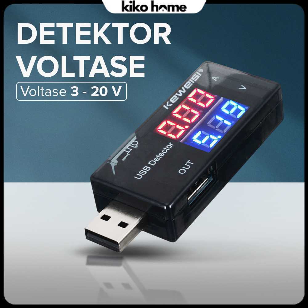 USB Charger Power Current Voltage Tester Detector 3-20V 0-3A - KWS-10VA