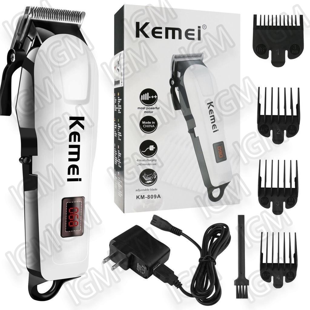 [BISA COD] Alat Cukur Rambut Elektrik 1 Set Promo - Clipper Rambut KEMEI KM-809A / KM PG809A / KM 23
