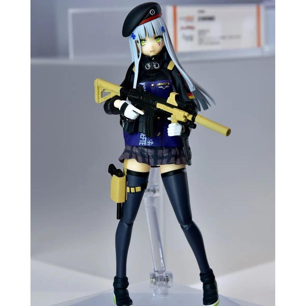 Anime Girls Frontline Figma 573 HK416 Girls Action Figure Model Toys 15cm