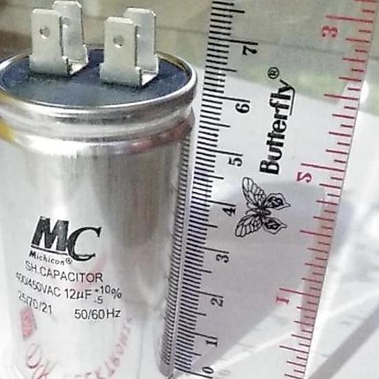 12Uf 400V 450 Vac Mc 12 Uf Kapasitor Running Capasitor Restock