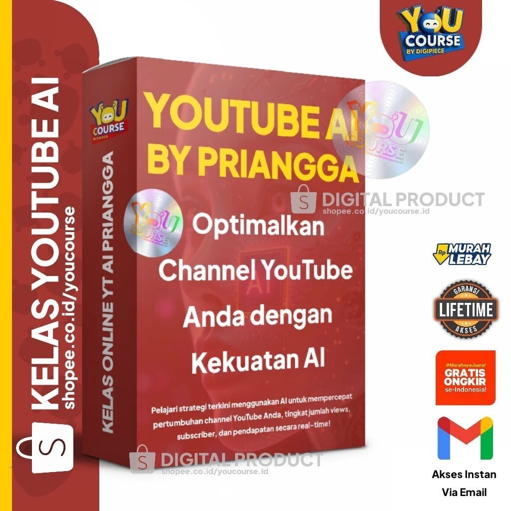 KELAS ONLINE YOUTUBE AI BY PRIANGGA