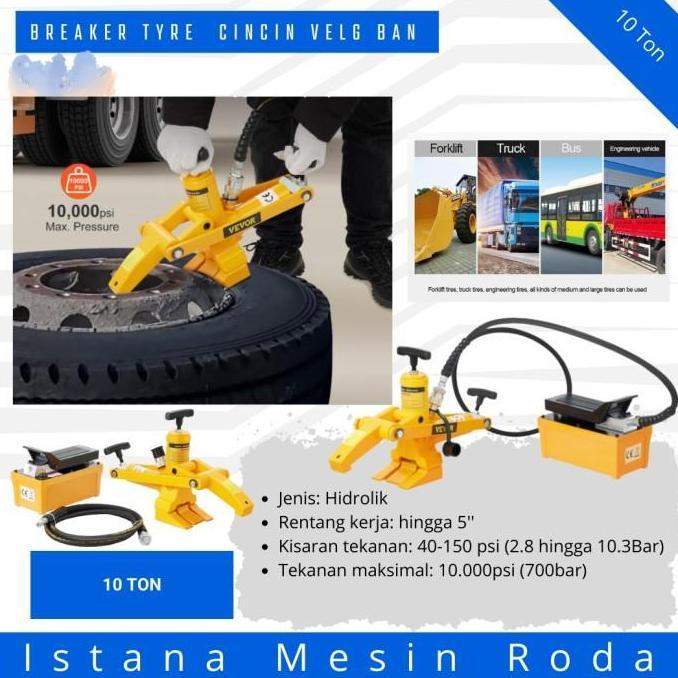 MITLESHOP Tyre Tractor Truck Hydraulic Bead Breaker Tire Changer/impact tire hydraulic press tool pr