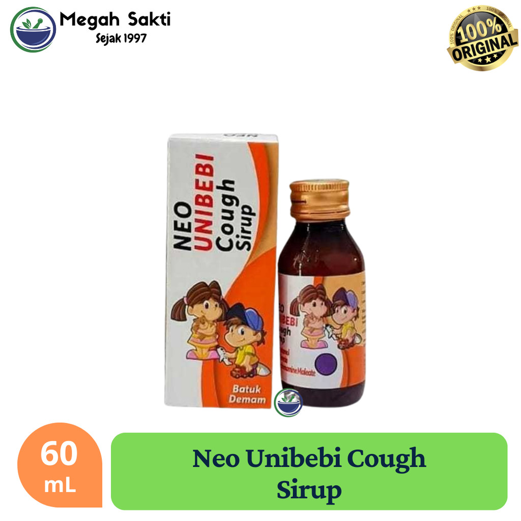 Megah Sakti - Neo Unibebi Cough Sirup | Obat Batuk Demam Anak 60 mL
